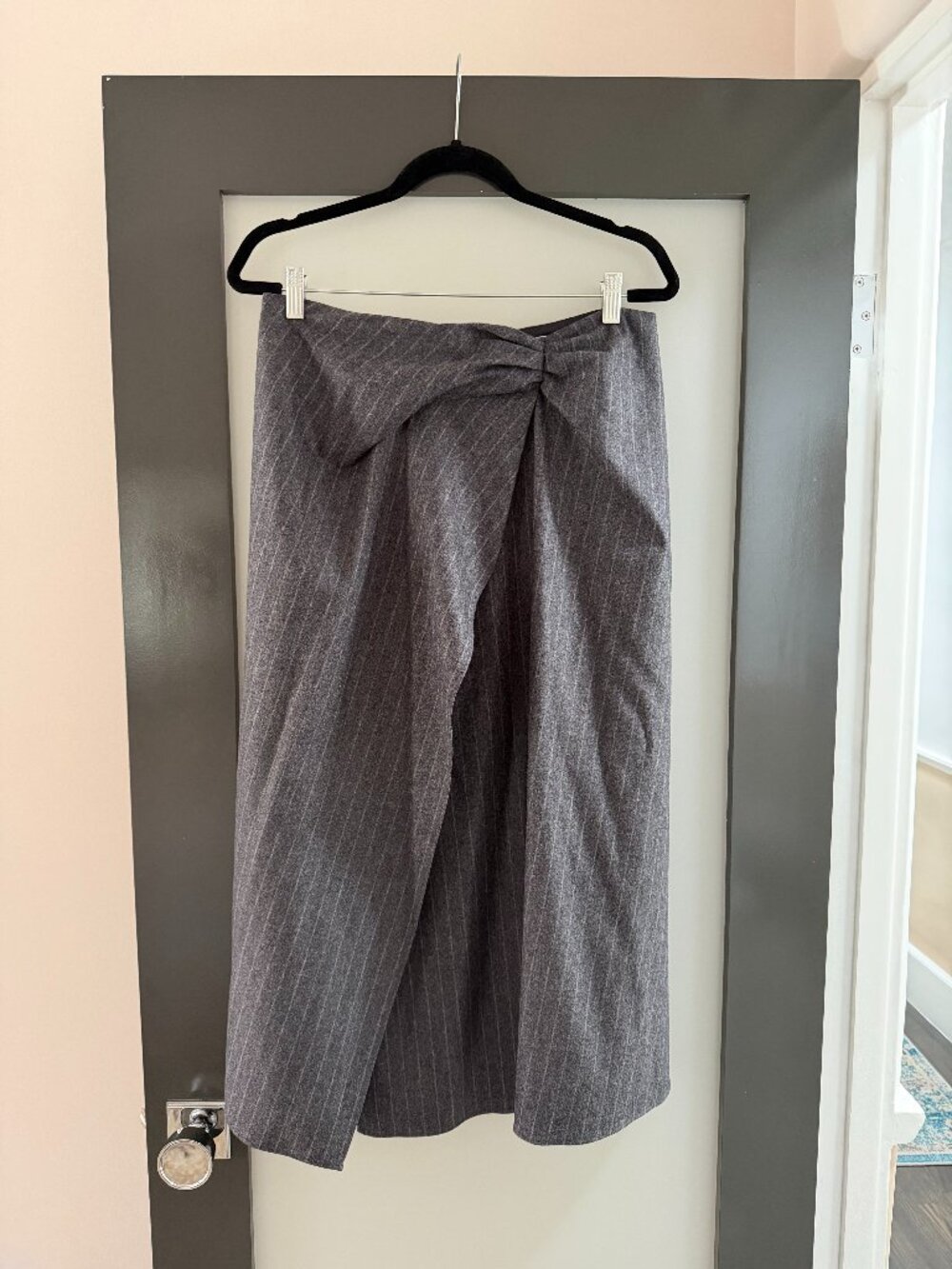 ALC Grey Pinstripe Skirt (Size 8)